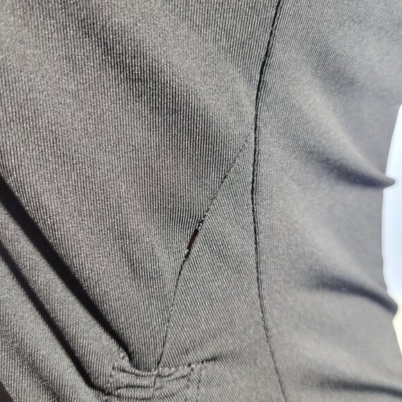 Ideology Extra Small Black White Floral Racerback Lightweight Workout Tank Top - Picture 8 of 9